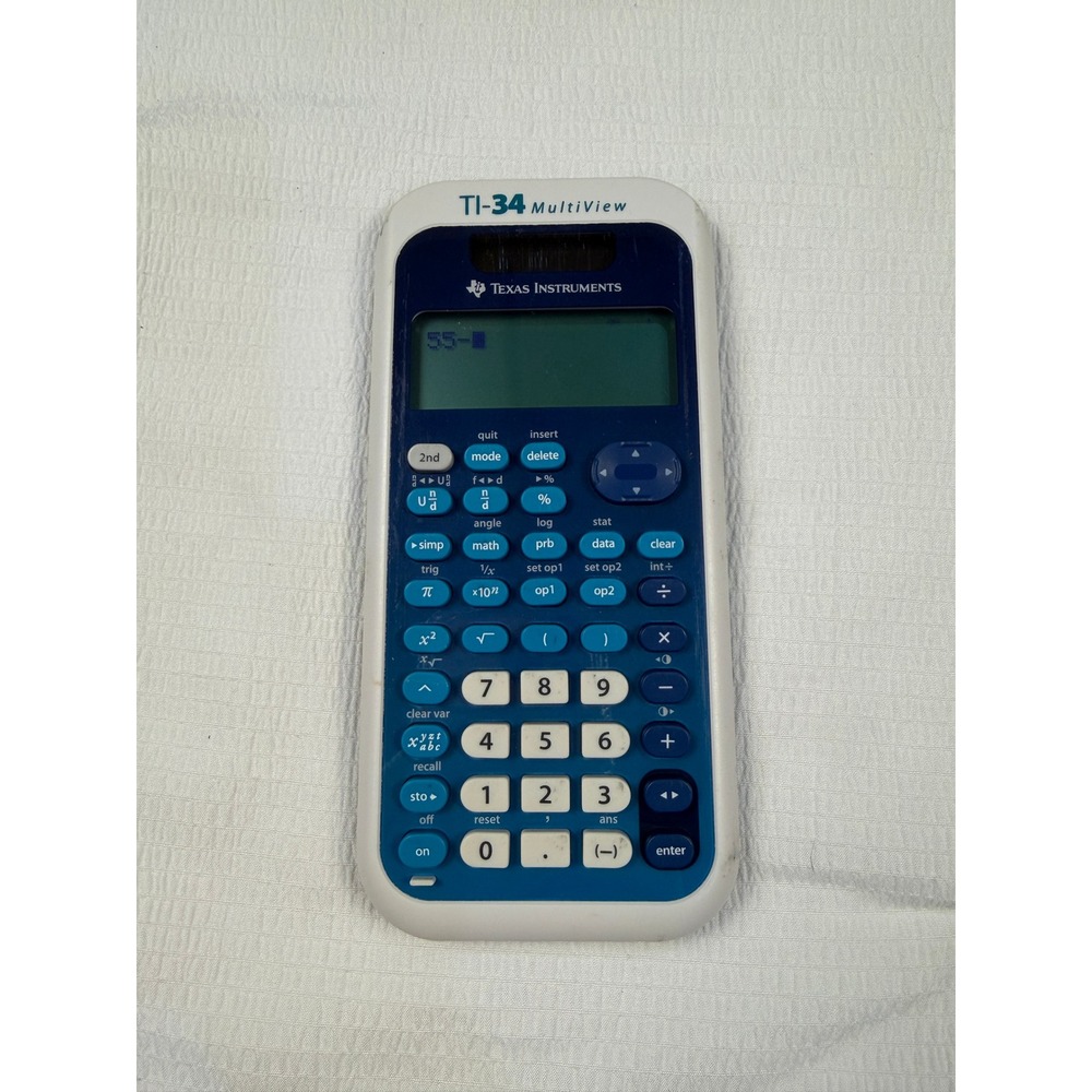 Texas Instruments TI-34 MultiView‎ Scientific Calculator School STEM Test Prep